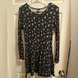 Art Class Long Sleeve Floral Dress XXL